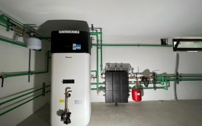 Centrale Villa con accumulo a pompa di calore #idrotek #impiantiidraulici #riscaldamento #h2o #sanitario
