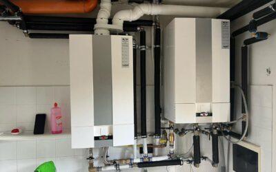 Impianto caldaia ibrida #idrotek #impiantiidraulici #h2o #riscaldamento